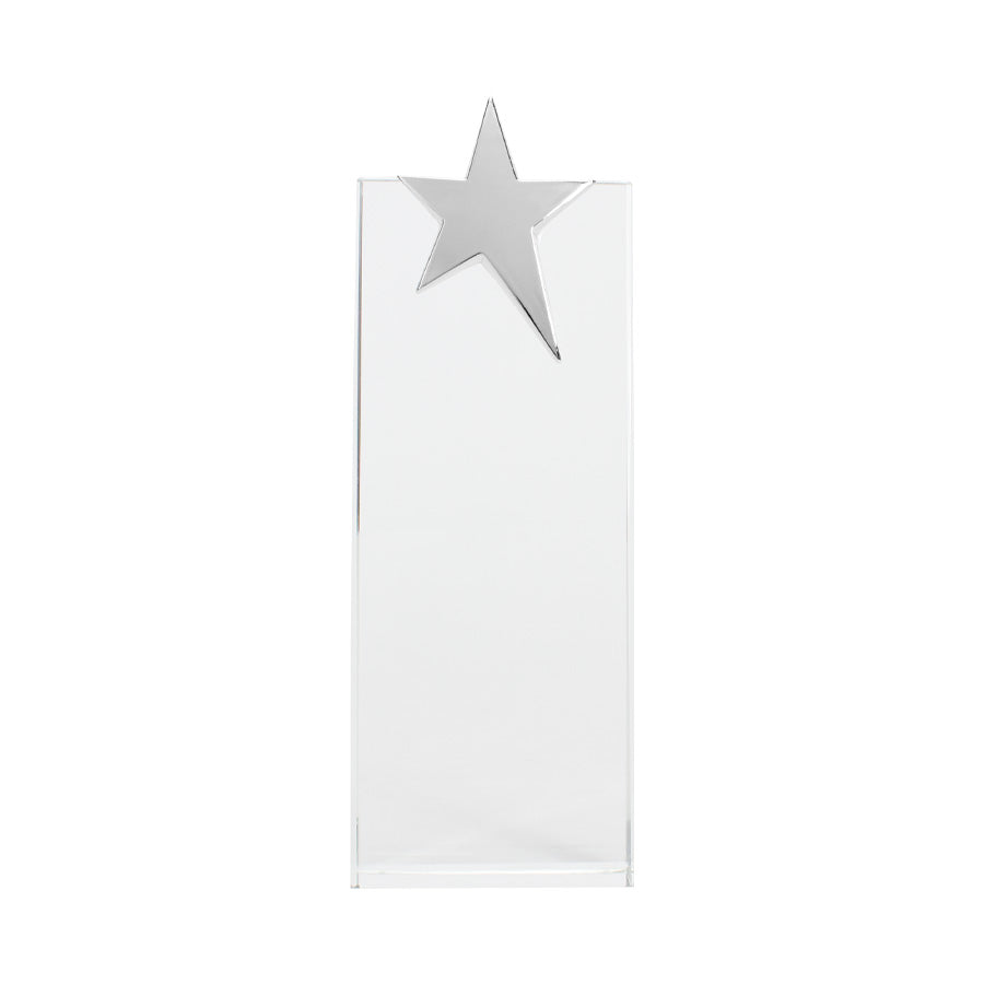 Trofeo Galvano de Cristal Tipo Estrella