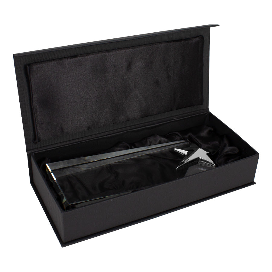 Trofeo Galvano de Cristal Tipo Estrella