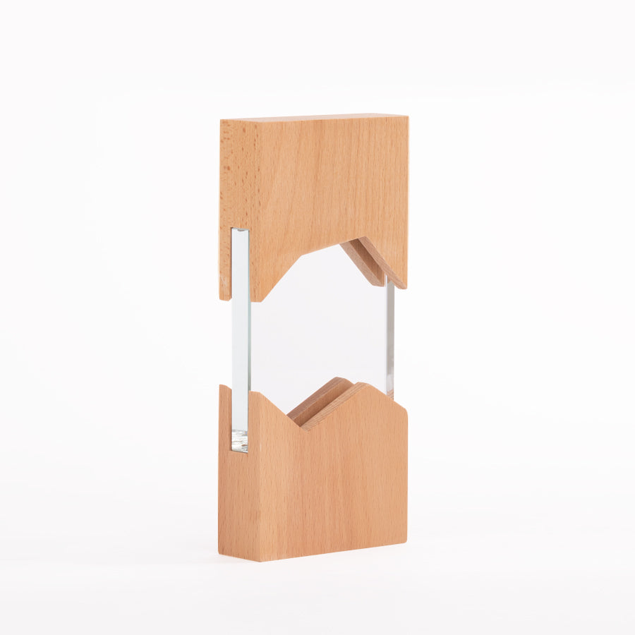 Trofeo Galvano de Cristal Tipo Steven