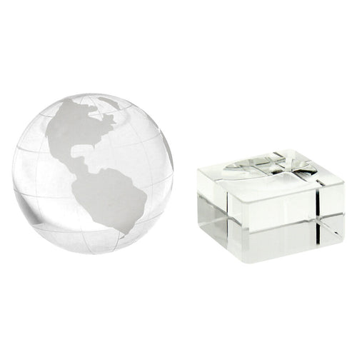 Mini Trofeo Galvano Globo Terráqueo